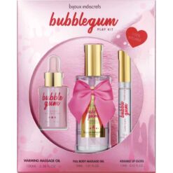 Comprar BIJOUX - INDISCRETS BUBBLEGUM PLAY KIT CON ACEITE GEL & BRILLO DE LABIOS al mejor precio - Envíos Discretos