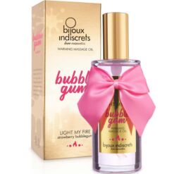 Comprar BIJOUX - INDISCRETS LIGHT MY FIRE ACEITE MASAJE EFECTO CALOR SABOR CHICLE al mejor precio - Envíos Discretos