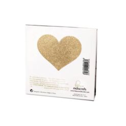 Comprar BIJOUX - INDISCRETS PEZONERAS FLASH CORAZÓN DORADO al mejor precio - Envíos Discretos