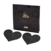 Comprar BIJOUX - INDISCRETS PEZONERAS FLASH CORAZÓN NEGRO al mejor precio - Envíos Discretos