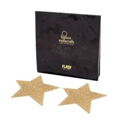 Comprar BIJOUX - INDISCRETS PEZONERAS FLASH ESTRELLA DORADA al mejor precio - Envíos Discretos