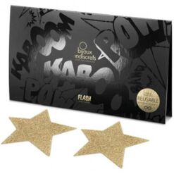 Comprar BIJOUX - INDISCRETS PEZONERAS FLASH ESTRELLA DORADA al mejor precio - Envíos Discretos