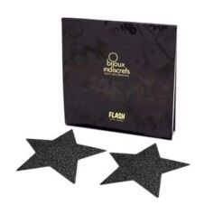 Comprar BIJOUX - INDISCRETS PEZONERAS FLASH ESTRELLA NEGRO al mejor precio - Envíos Discretos