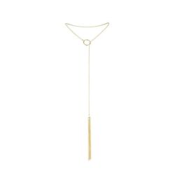 Comprar BIJOUX - MAGNIFIQUE COLLAR METLICO CON FLECOS DORADO al mejor precio - Envíos Discretos
