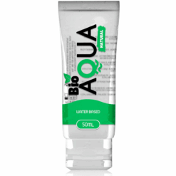 Comprar BIOAQUA LUBRICANTE INGREDIENTES NATURALES BASE AGUA 50 ML al mejor precio - Envíos Discretos