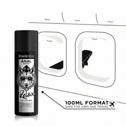 Comprar BLACK HOLE - ANAL REPAIR BASE AGUA RELAX CON HYALURON 100 ML al mejor precio - Envíos Discretos