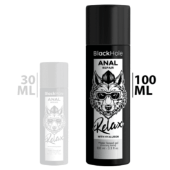 Comprar BLACK HOLE - ANAL REPAIR BASE AGUA RELAX CON HYALURON 100 ML al mejor precio - Envíos Discretos