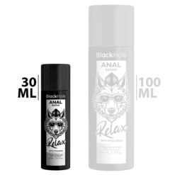 Comprar BLACK HOLE - ANAL REPAIR BASE AGUA RELAX CON HYALURON 30 ML al mejor precio - Envíos Discretos