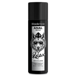 Comprar BLACK HOLE - ANAL REPAIR BASE AGUA RELAX CON HYALURON 30 ML al mejor precio - Envíos Discretos