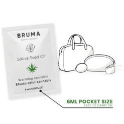 Comprar BRUMA - 6 ML GEL DESLIZANTE CON ACEITE DE SEMILLA EFECTO CALOR SABOR CANNABIS al mejor precio - Envíos Discretos