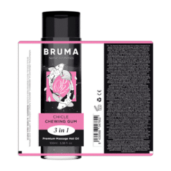 Comprar BRUMA - ACEITE DE MASAJE PREMIUM EFECTO CALOR SABOR CHICLE 3 EN 1 - 100 ML al mejor precio - Envíos Discretos