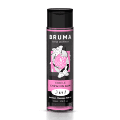 Comprar BRUMA - ACEITE DE MASAJE PREMIUM EFECTO CALOR SABOR CHICLE 3 EN 1 - 100 ML al mejor precio - Envíos Discretos