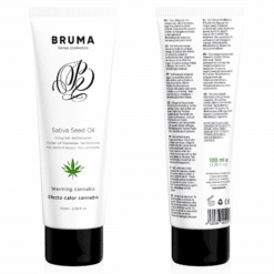 Comprar BRUMA - GEL DESLIZANTE CON ACEITE DE SEMILLA EFECTO CALOR SABOR CANNABIS 100 ML al mejor precio - Envíos Discretos