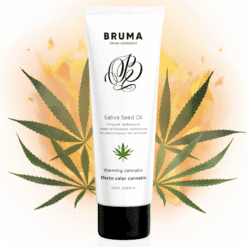 Comprar BRUMA - GEL DESLIZANTE CON ACEITE DE SEMILLA EFECTO CALOR SABOR CANNABIS 100 ML al mejor precio - Envíos Discretos