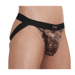 Comprar BURN - 002 JOCK SNAKE NEGRO XL al mejor precio - Envíos Discretos