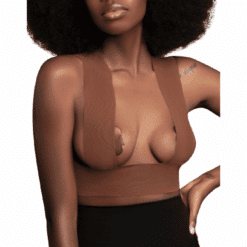 Comprar BYE-BRA - BODY CINTA 5 M X 6.5 CM + 3 PARES DE PEZONERAS MARRÓN al mejor precio - Envíos Discretos