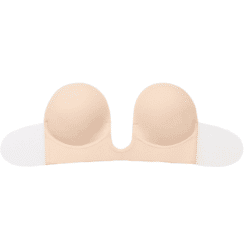 Comprar BYE-BRA - SUJETADOR SIN ASAS EN U BEIGE COPA E al mejor precio - Envíos Discretos
