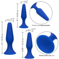 Comprar CALEXOTICS - ADMIRAL KIT 3 PLUG ANAL AZUL al mejor precio - Envíos Discretos