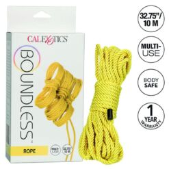 Comprar CALEXOTICS - BOUNDLESS CUERDA 10M AMARILLO al mejor precio - Envíos Discretos