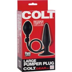 Comprar CALEXOTICS - COLT LARGE PUMPER PLUG NEGRO al mejor precio - Envíos Discretos