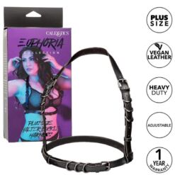 Comprar CALEXOTICS - EUPHORIA ARNÉS HATLER CON HEBILLA TALLA GRANDE NEGRO al mejor precio - Envíos Discretos