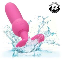 Comprar CALEXOTICS - FIRST TIME PLUG ANAL CON CUENCAS 10 VIBRACIONES ROSA al mejor precio - Envíos Discretos