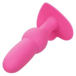 Comprar CALEXOTICS - FIRST TIME PLUG ANAL CON CUENCAS 10 VIBRACIONES ROSA al mejor precio - Envíos Discretos