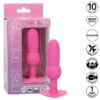 Comprar CALEXOTICS - FIRST TIME PLUG ANAL CON CUENCAS 10 VIBRACIONES ROSA al mejor precio - Envíos Discretos