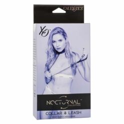 Comprar CALEXOTICS - NOCTURNAL COLLAR Y CORREA CUERO AJUSTABLE NEGRO al mejor precio - Envíos Discretos