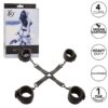 Comprar CALEXOTICS - NOCTURNAL CONECTOR HOG TIE CUERO AJUSTABLE NEGRO al mejor precio - Envíos Discretos