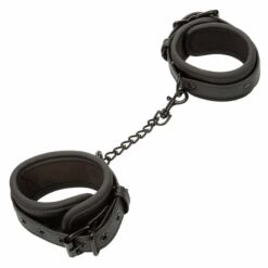Comprar CALEXOTICS - NOCTURNAL ESPOSAS DE TOBILLO CUERO AJUSTABLE NEGRO al mejor precio - Envíos Discretos