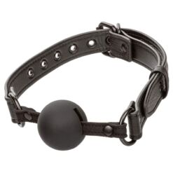 Comprar CALEXOTICS - NOCTURNAL MORDAZA DE BOLA SILICONA NEGRO al mejor precio - Envíos Discretos
