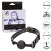 Comprar CALEXOTICS - NOCTURNAL MORDAZA DE BOLA SILICONA NEGRO al mejor precio - Envíos Discretos