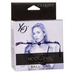 Comprar CALEXOTICS - NOCTURNAL MORDAZA DE BOLA SILICONA NEGRO al mejor precio - Envíos Discretos