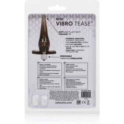 Comprar CALEXOTICS - PLUG MINI VIBRO TEASE VIBRADOR NEGRO al mejor precio - Envíos Discretos
