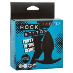 Comprar CALEXOTICS - ROCK BOTTOM PERFECT PLUG ANAL 10 VIBRACIONES SILICONA NEGRO al mejor precio - Envíos Discretos