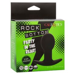 Comprar CALEXOTICS - ROCK BOTTOM PLUG ANAL 10 VIBRACIONES SILICONA NEGRO al mejor precio - Envíos Discretos