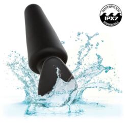 Comprar CALEXOTICS - ROCK BOTTOM PLUG ANAL CÓNICO 10 VIBRACIONES SILICONA NEGRO al mejor precio - Envíos Discretos