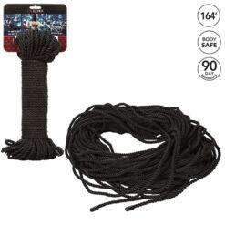Comprar CALEXOTICS - SCANDAL CUERDA BDSM NEGRA 50 M al mejor precio - Envíos Discretos