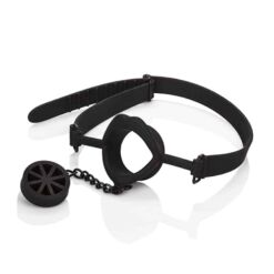 Comprar CALEXOTICS - SCANDAL MORDAZA CON TAPÓN DE SILICONA NEGRO al mejor precio - Envíos Discretos