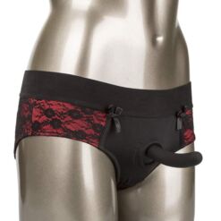 Comprar CALEXOTICS - SCANDAL SET DE BRAGUITAS SIN ENTREPIERNAS CON DILDO TALLA L/XL al mejor precio - Envíos Discretos