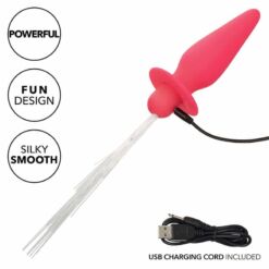 Comprar CALEXOTICS - SOUTHERN LIGHTS LIGHT UP PLUG ANAL CON LUCES 10 VIBRACIONES SILICONA ROSA al mejor precio - Envíos Discretos