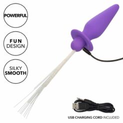 Comprar CALEXOTICS - SOUTHERN LIGHTS LIGHT UP PLUG ANAL CON LUCES 10 VIBRACIONES SILICONA VIOLETA al mejor precio - Envíos Discretos
