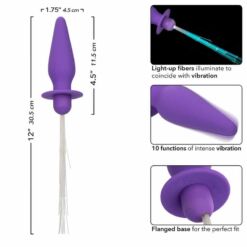 Comprar CALEXOTICS - SOUTHERN LIGHTS LIGHT UP PLUG ANAL CON LUCES 10 VIBRACIONES SILICONA VIOLETA al mejor precio - Envíos Discretos