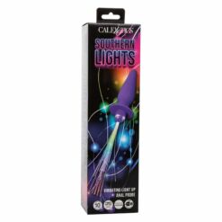 Comprar CALEXOTICS - SOUTHERN LIGHTS LIGHT UP PLUG ANAL CON LUCES 10 VIBRACIONES SILICONA VIOLETA al mejor precio - Envíos Discretos