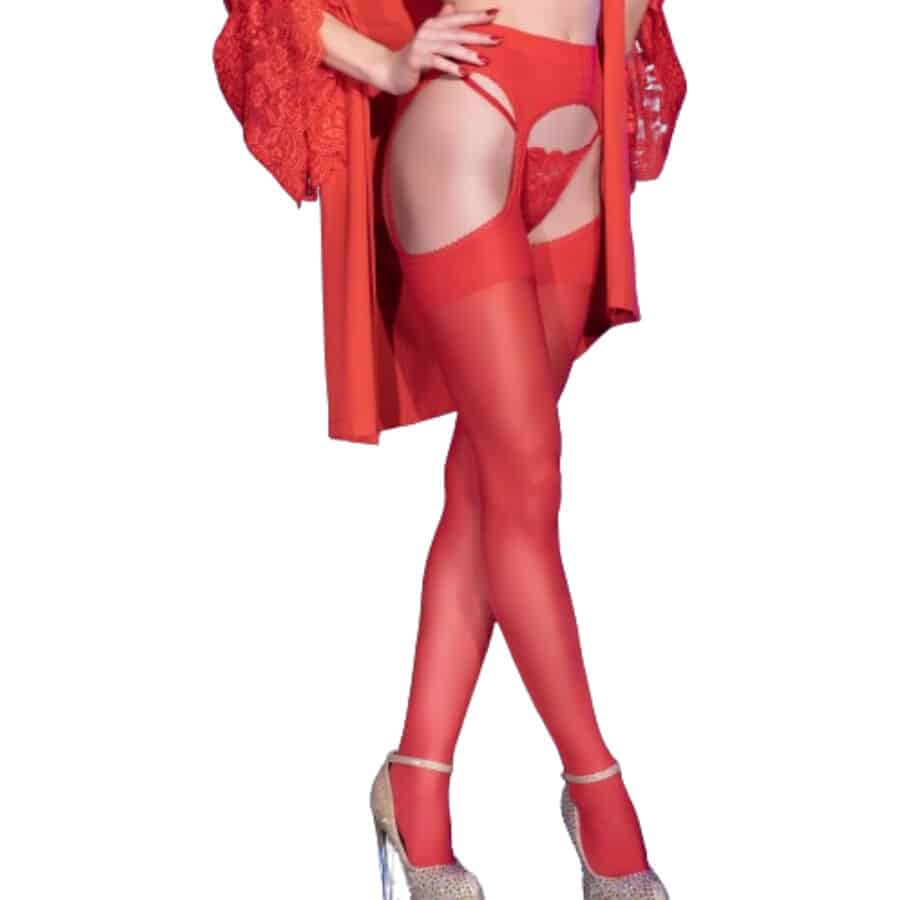 CHILIROSE - CR 4312 MEDIAS LIGUERO ROJO S/M - piKanteo | Despierta tu lado más piKante Comprar CHILIROSE - CR 4312 MEDIAS LIGUERO ROJO S/M al mejor precio - Envíos Discretos