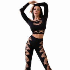 Comprar CHILIROSE - CR 4436 TOP & LEGGINS NEGRO S/L al mejor precio - Envíos Discretos