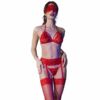 Comprar CHILIROSE - CR 4467 SET CUATRO PIEZAS ROJO L/XL al mejor precio - Envíos Discretos