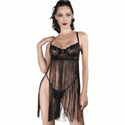 Comprar CHILIROSE - CR 4496 BABYDOLL NEGRO S/M al mejor precio - Envíos Discretos