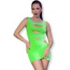Comprar CHILIROSE - CR 4621 VESTIDO VERDE S/M al mejor precio - Envíos Discretos